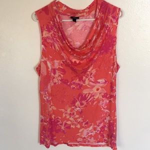 Mossimo Cowl Neck Sleeveless Top